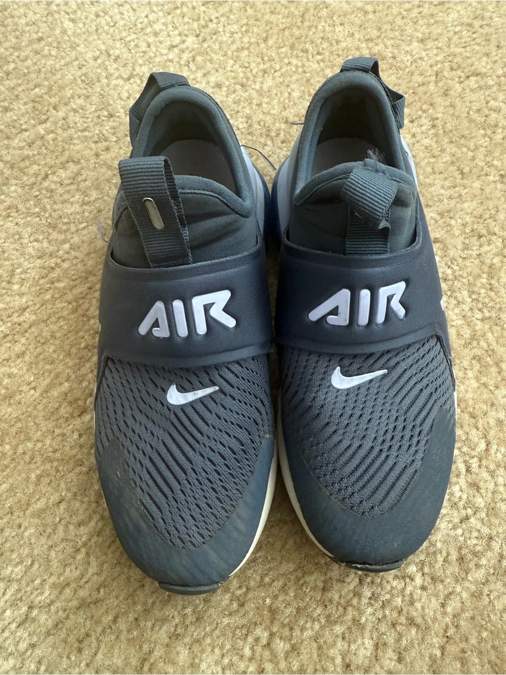 Nike Kids Navy/Light Blue Slip-On Sneakers - Picture 1 of 5